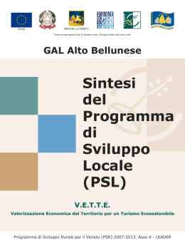 Libretto GAL_OK - Gal Alto Bellunese