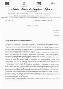 Prot. 6309 /c27 Sant`Agata di Militello 23/101`2015