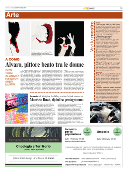 Articolo sul Corriere di Como, 13 Febbraio 2014