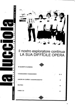 lucciola n.103 aprile 2001 - Istituto Comprensivo Chioggia 5