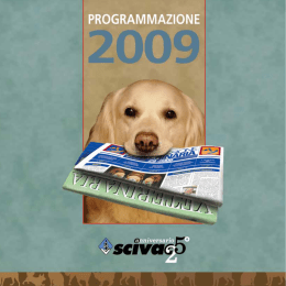 PROGRAMMA SCIVAC 2009
