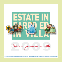 Opera in bassa - Comune di Rossano Veneto