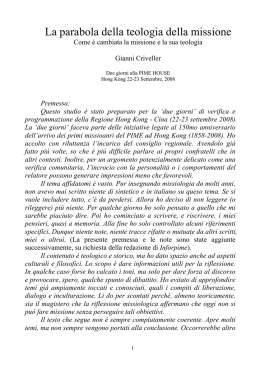 Criveller-Teologia della missione