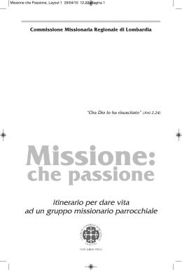 Missione - Marcianum Press