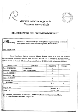 Regolamento per la disciplina e la gestione degli automezzi della