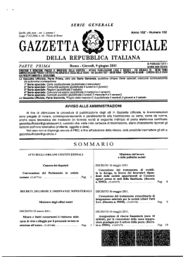 Decreto missioni all`estero - Italian Grid Infrastructure