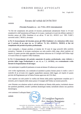 Ordine degli Avvocati Bari