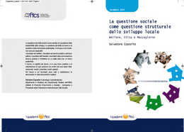 La questione sociale&rdquo