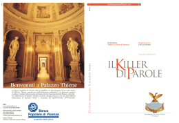 KILLER DI PAROLE - Teatro La Fenice