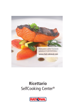 Ricettario SelfCooking Center