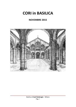 Libretto Cori Novembre 2015