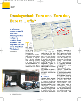 Omologazione Euro 0 - Auto Consulting sas di Cofano A. & C.