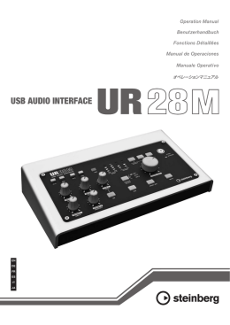 UR28M Operation Manual