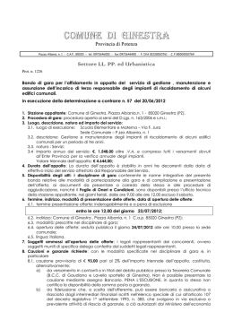 comune di ginestra