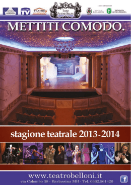 Teatro Antonio Belloni - Associazione Culturale Musicale Ettore