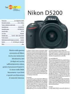 Nikon D5200 - Fotografia.it
