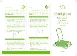 Libretto istruzioni carretto primi passi TRACC.indd