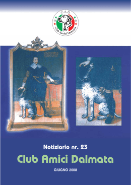 scarica il PDF - Club Amici Dalmata