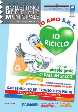 Marzo 2008 - Comune di San Benedetto del Tronto