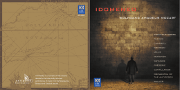 Idomeneo Booklet