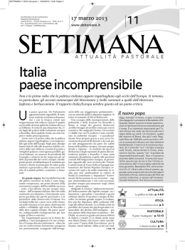 SETTIMANA n. 4/03 - Edizioni Dehoniane
