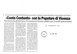 Non sono previste altri tipi di spese o di coinmis sioni ne di tenuta