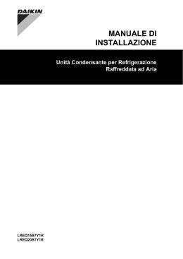 MANUALE DI INSTALLAZIONE
