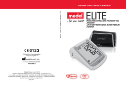 MEDEL MOD.ELITE Manuale di Istruzioni