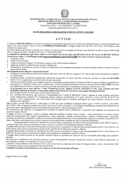 MINISTERO DEL LAVORO, DELLA SALUTE E DELLE POLITICHE