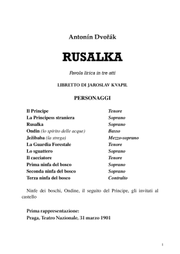 Rusalka - di cose un po