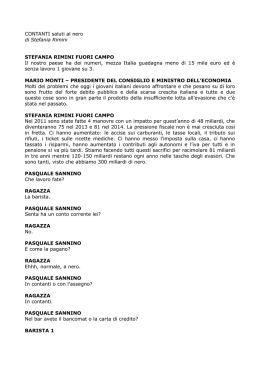 copione - NO CASH ZONE durata: 62