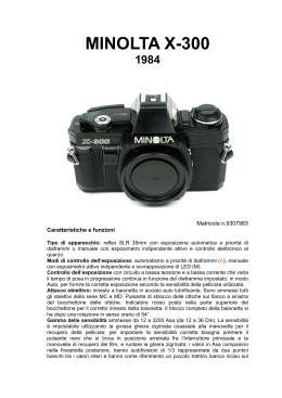 minolta x-300 - Massimo Scotti nel Web