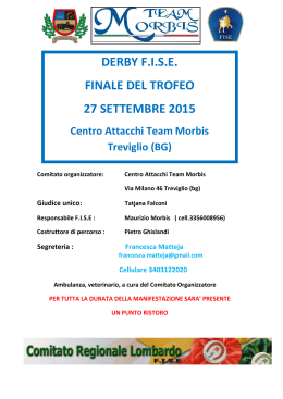 Derby - Treviglio (BG) 27 settembre 2015