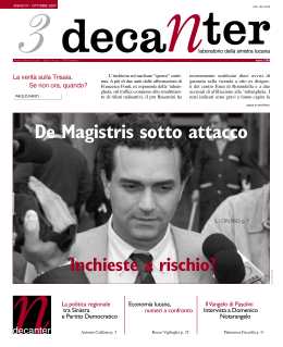 De Magistris sotto attacco