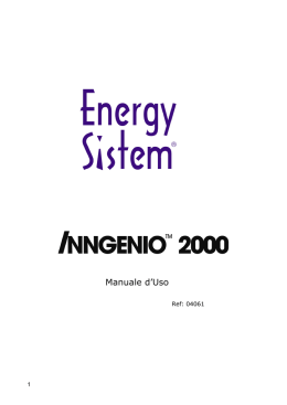 Manuale d`Uso - Energy Sistem