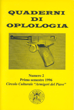 N. 2 - 1° semestre 1996 - Circolo Culturale Armigeri del Piave
