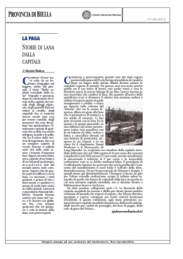 Paga del Sabato - Unione Industriale Biellese