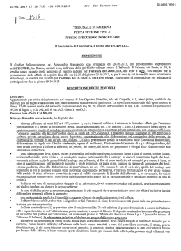 Senza titolo - Aste Giudiziarie Salerno