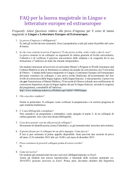 FAQ - Università degli Studi di Udine