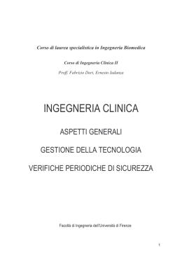 Ingegneria Clinica