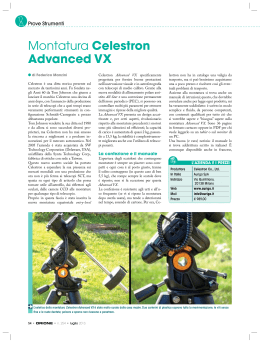Montatura Celestron Advanced VX