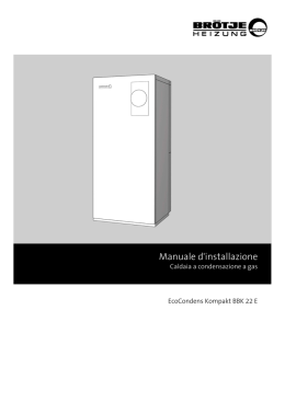 Manuale d`installazione