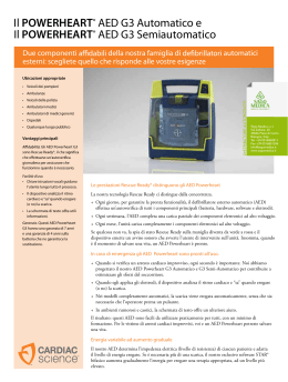 Scheda Tecnica AED G3