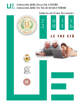 Scarica il libretto anno accademico 2015