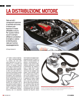 la distribuzione motore