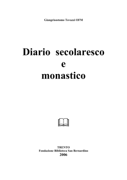 Tovazzi diario 1 1754-1780