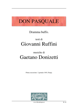 Don Pasquale - Fulmini e Saette