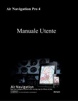 Manuale Utente - Air Navigation Pro