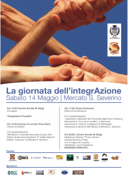 La giornata dell`integrAzione