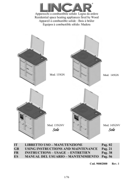 Scarica Libretto Tecnico